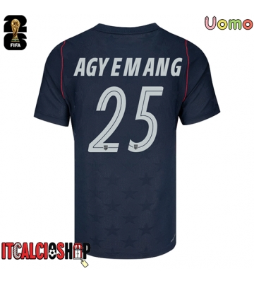 Stati Uniti Patrick Agyemang #25 Seconda Maglia Mondiali 2026 Manica Corta